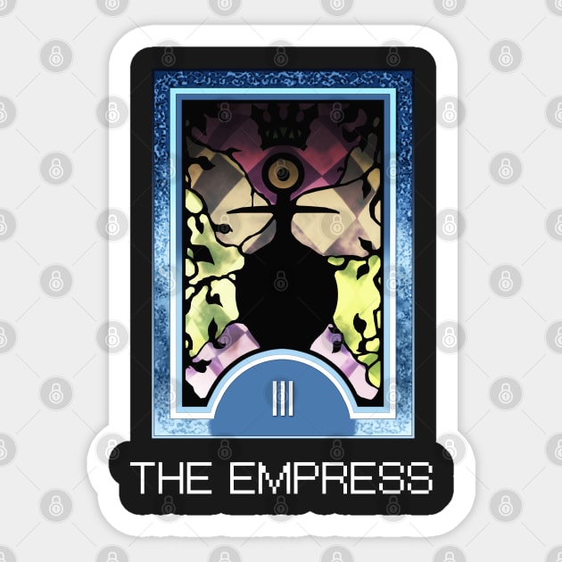 The Empress Arcana Tarot Card Sticker by loveandlive